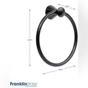 Franklin Brass Somerset Towel Ring in Venetian Bronze